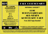 2025 Paul Goldschmidt Topps 1990 DESIGN ALL STAR AUTO 06/50 AUTOGRAPH #90AS-PG St. Louis Cardinals