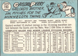 1965 Gaylord Perry Topps #193 San Francisco Giants BV $50 HOF 1