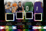 2024 Durant Giannis Tatum Booker Leaf In the Game Used QUAD JERSEY 17/40 Rockets Bucks Celtics Suns #GUMQ-5