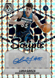 2023-24 Luka Garza Panini Mosaic SCRIPTS MOSAIC AUTO Minnesota Timberwolves #MS-GAR