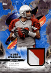 2024 Kurt Warner Topps Inception RELICS BLUE JERSEY PATCH 3/10 Arizona Cardinals #RC-KW