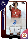 2025-26 Leny Yoro Autograph Topps Premier League #AC-LY FOIL AUTO MANCHESTER UNITED