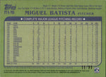2021 Miguel Batista Topps Archives FAN FAVORITES 1982 DESIGN SILVER AUTOGRAPH AUTO 56/99 #FFA-MB Arizona Diamondbacks