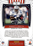 2017 Emmitt Smith Panini Rookies & Stars PURPLE REFRACTOR GREAT AMERICAN HEROES 38/49 #19 Dallas Cowboys HOF