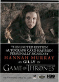 2023 Hannah Murray as Gilly Rittenhouse Game of Thrones ART AND IMAGES AUTO AUTOGRAPH #NA