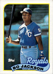 1989 Bo Jackson Topps BLANK BACK ERROR #540 Kansas City Royals *NRMT*