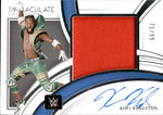 2022 Kofi Kingston Panini Immaculate Collection WWE JUMBO SHIRT AUTO 71/99 AUTOGRAPH RELIC #PM-KKG Friday Night Smackdown