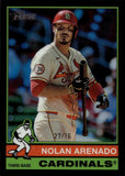 2025 Nolan Arenado Topps Heritage CHROME BLACK REFRACTOR 27/76 #499 St. Louis Cardinals