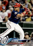 2018 Juan Soto Topps Update ROOKIE RC #US300 Washington Nationals 2