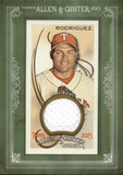 2023 Ivan Rodriguez Topps Allen & Ginter MINI FRAMED JERSEY RELIC #MFR-IR Texas Rangers