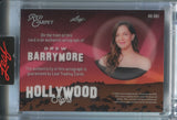 2025 Drew Barrymore Leaf Red Carpet PURPLE FOIL HOLLYWOOD SIGNS AUTO 4/5 AUTOGRAPH #HS-DB1 Scream