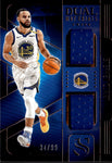 2024-25 Stephen Curry Panini Silhouette DUAL MATERIALS JERSEY 34/99 RELIC #DMA-CUR Golden State Warriors