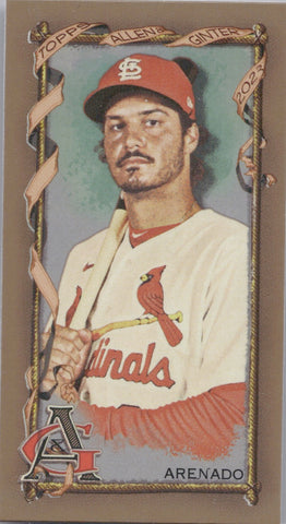 2023 Nolan Arenado Topps Allen & Ginter MINI GOLD BORDER #264 St. Louis Cardinals