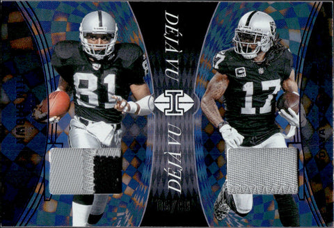 2024 Davante Adams Tim Brown Panini Illusions DEJA VU DUAL PATCH 05/99 RELIC #DV-RAI Las Vegas Oakland Raiders