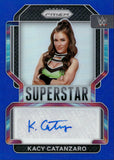 2022 Kacy Catanzaro Panini Prizm BLUE SUPERSTAR AUTO 12/49 AUTOGRAPH #SA-KCZ NXT