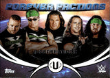 2025 Shawn Michaels Triple H X-Pac Billy Gunn Jesse James Topps Universe WWE FOREVER FACTIONS #FFA-1 D-Generation X