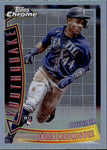 2022 Julio Rodriguez Topps Chrome Sonic ROOKIE 1996 YOUTHQUAKE RC #YQ-2 Seattle Mariners