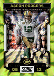 2023 Aaron Rodgers Panini Score ELECTRIC 87/99 #89 Green Bay Packers