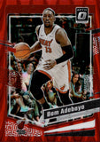 2023-24 Bam Adebayo Donruss Optic RED SEISMIC PRIZM 048/130 #13 Miami Heat