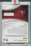 2025 Tez Johnson Panini Immaculate ROOKIE PATCH AUTO 70/99 AUTOGRAPH RELIC RC #122 Tampa Bay Buccaneers