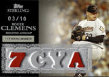 2007 Roger Clemens Topps Sterling QUAD JERSEY 03/10 RELIC #WRC14-4SS42 Boston Red Sox