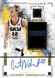 2025 Courtney Vandersloot Panini Impeccable WNBA ELEGANCE JERSEY AUTO 26/99 AUTOGRAPH RELIC #EJA-CV Chicago Sky