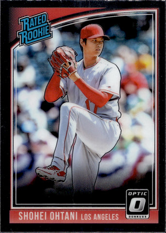 2018 Shohei Ohtani Donruss Optic RATED ROOKIE (PITCHING) #180 Anaheim Angels