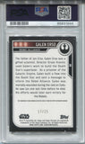 2023 Galen Erso Topps Star Wars Chrome ORANGE REFRACTOR AUTO 17/25 AUTOGRAPH PSA 9 #20 1944