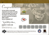 2000 Tony Gonzalez Upper Deck SP Authentic AUTO AUTOGRAPH #60 Kansas City Chiefs HOF