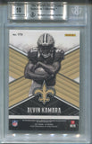 2017 Alvin Kamara Panini XR BLUE ROOKIE TRIPLE PATCH AUTO 04/49 AUTOGRAPH RELIC BGS 9/10 #173 New Orleans Saints 1943
