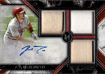 2022 J.T. Realmuto Topps Museum Collection SIGNATURE SWATCHES TRIPLE JERSEY BAT AUTO 313/399 AUTOGRAPH RELIC #SWTRA-JR Philadelphia Phillies