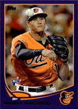 2013 Manny Machado Topps PURPLE BORDER ROOKIE RC #270 Baltimore Orioles