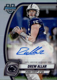 2024 Drew Allar Bowman University Chrome ROOKIE REFRACTOR AUTO 008/299 AUTOGRAPH #PA-DAL Pittsburgh Steelers