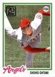 2021 Shohei Ohtani Topps 70 YEARS OF TOPPS #70YT-28 Anaheim Angels