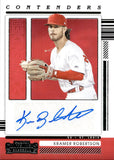 2021 Kramer Robertson Panini Contenders ROOKIE AUTO AUTOGRAPH #CA-KR St. Louis Cardinals