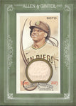 2023 Juan Soto Topps Allen & Ginter MINI FRAMED BAT RELIC #MFR-JS San Diego Padres