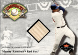 2001 Manny Ramirez Fleer Platinum LUMBERJACKS BAT RELIC #_MARA Boston Red Sox 2