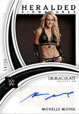 2022 Michelle McCool Panini Immaculate HERALDED SIGNATURES AUTO 54/99 AUTOGRAPH #HS-MMC WWE HOF