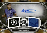 2021-22 Reece James Topps UEFA Champions League Museum Collection JERSEY AUTO 184/250 AUTOGRAPH RELIC #MAR-RJ Chelsea FC