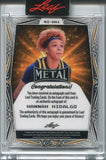 2024 Hannah Hidalgo Leaf Metal RED WHITE AND BLUE AUTO 18/25 AUTOGRAPH #MI-HH1 Notre Dame Fighting Irish