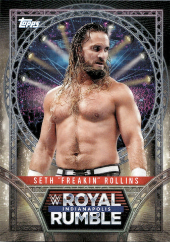 2025 Seth Rollins Topps ROYAL RUMBLE #RR-7 Monday Night Raw 3