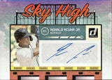 2020 Ronald Acuna Jr. Panini Donruss SKY HIGH AUTO AUTOGRAPH #SHS-RA Atlanta Braves