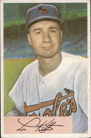 1954 Lou Kretlow Bowman #197 Baltimore Orioles BV $12