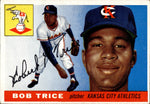 1955 Bob Trice Topps #132 Kansas City Athletics BV $15