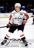 2025-26 Ryan Leonard Upper Deck Series 1 YOUNG GUNS ROOKIE RC #238 Washington Capitals