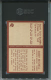 1967 Bobby Mitchell Philadelphia SGC 6 #186 Washington Redskins 1903