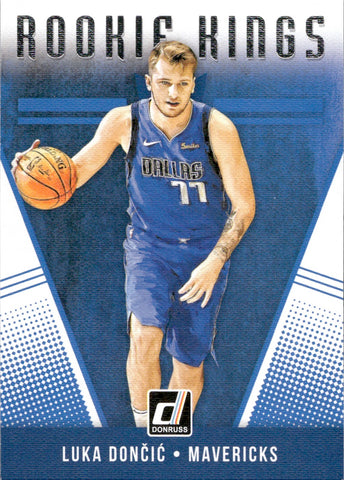 2018-19 Luka Doncic Panini Donruss ROOKIE KINGS RC #20 Dallas Mavericks