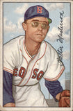 1952 Walt Masterson Bowman #205 Boston Red Sox BV $15