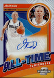 2023-24 Jason Kidd Panini Contenders Optic HOLO SILVER ALL-TIME CONTENDERS AUTO 081/125 AUTOGRAPH #AT-KID Dallas Mavericks HOF