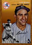 2023 Yogi Berra Topps Chrome Platinum Anniversary GOLD WAVE JERSEY NUMBER 08/50 #430 New York Yankees HOF